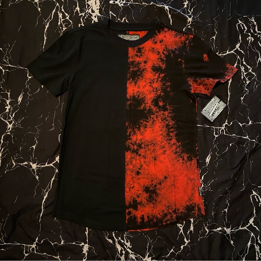 LAST CHANCE SPRING FASHION ★ NWT Split Tie Dye Goth Punk Emo Shirt